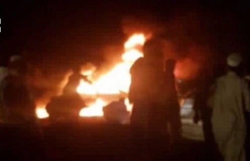 علت تصادف مرگبار در ایرانشهر/۱۴ شهروند در آتش جان باختند