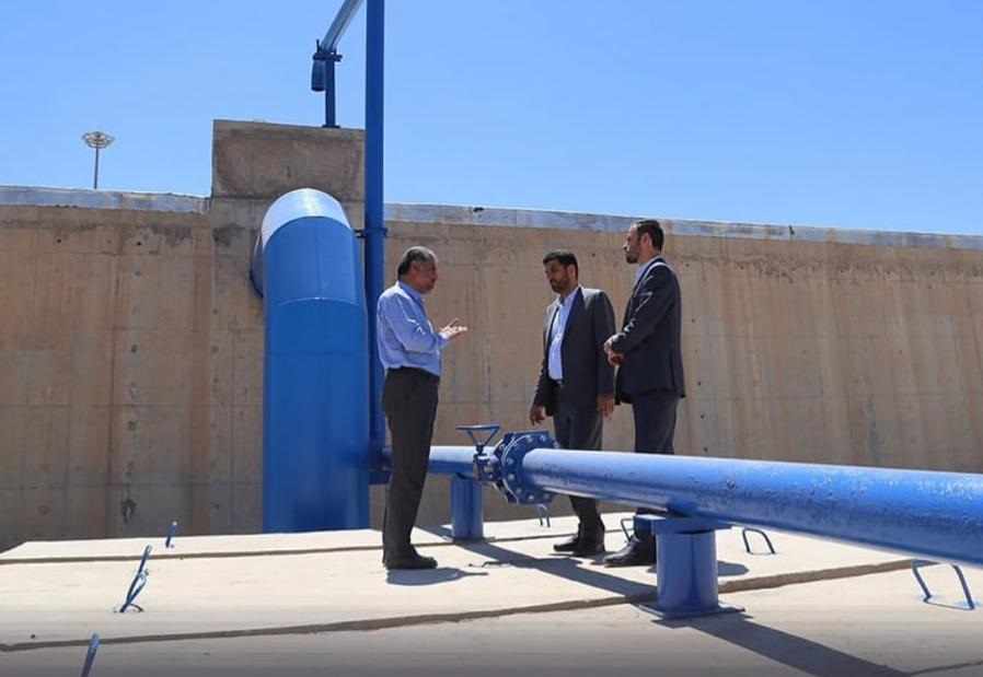کنترل نهایی خط پدافندی انتقال  آب از صنعت به شهر یزد