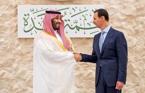 جزئیات یک ملاقات تاریخی/دیدار ولیعهد سعودی و بشار اسد در عربستان