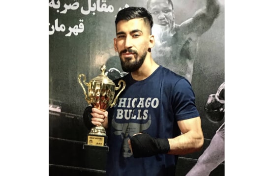 سعید صفری، عضو اسبق تیم ملی بوکس، اکنون در قفس MMA
