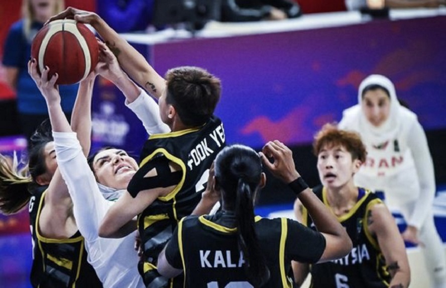 پیروزی زنان بسکتبالیست ایران در اولین بازی کاپ آسیا