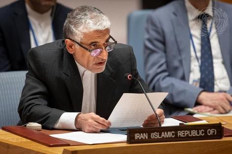 نامه ایران به شورای امنیت در خصوص حمله به عراق و روسیه