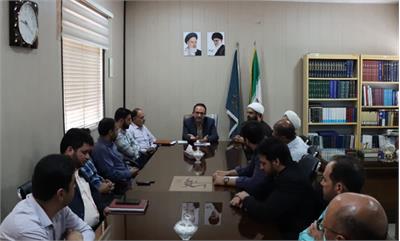 بازدید جمعی از مسئولین سپاه و بسیج از مرکز اسناد و کتابخانه ی ملی استان یزد
