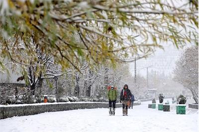 پیش‌بینی بارش برف و باران برای ۱۸ استان