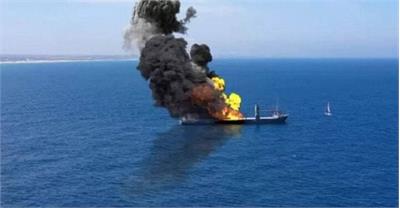 پهپاد از ایران به کشتی باری در سواحل هند شلیک شد