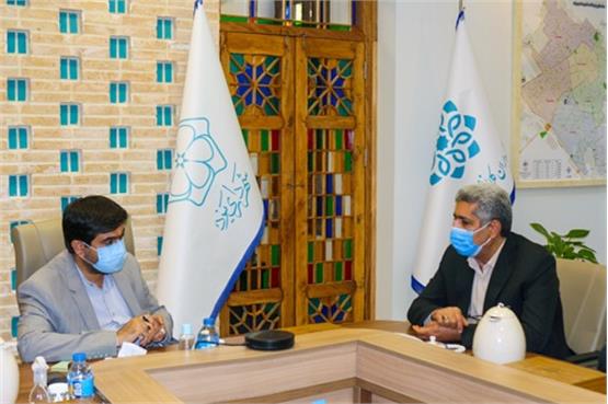 دیدار مدیر مخابرات منطقه یزد با شهردار جدید
