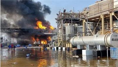 انفجار هولناک در پالایش نفت بندرعباس