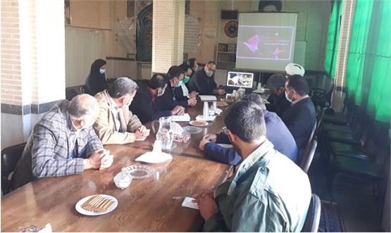 جلسه آموزش قرارگاه امنیت غذایی در شهرستان مهریز