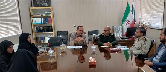 برگزاری جلسه همکاری بین مسئولین مرکز اسناد و بنیا دحفظ آثار و نشر ارزشهای دفاع مقدس استان