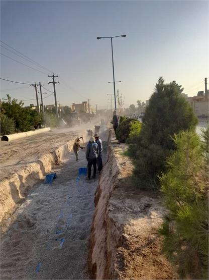 پروژه رینگ شهر یزد در بلوار صیاد شیرازی روبه اتمام است