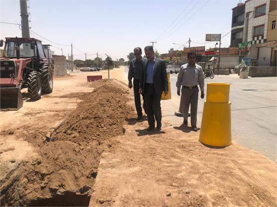 بازدید مدیر کل دفتر برنامه ریزی طرح های شرکت مهندسی آب و فاضلاب کشور ازپروژه رینگ شهر یزد
